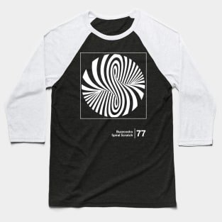 Buzzcocks - Spiral Scratch / Minimal Style Graphic Artwork Baseball T-Shirt